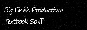 Big Finish Productions - Textbook Stuff