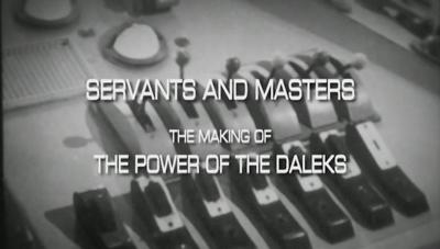 Doctor Who - Documentary / Specials / Parodies / Webcasts - Servants and Masters reviews