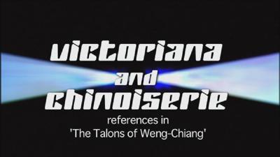 Doctor Who - Documentary / Specials / Parodies / Webcasts - Victoriana and Chinoiserie: References in 