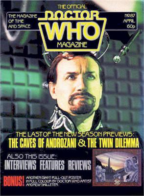 Magazines - Doctor Who Magazine - The Official Doctor Who Magazine - DWM 87 reviews