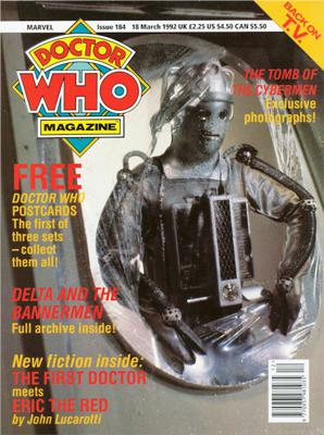 Magazines - Doctor Who Magazine - Doctor Who Magazine - DWM 184 reviews