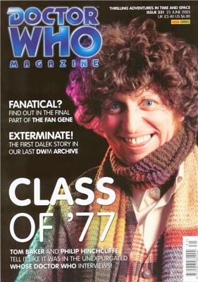 Magazines - Doctor Who Magazine - Doctor Who Magazine - DWM 331 reviews